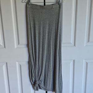 Charlotte russe grey maxi skirt
